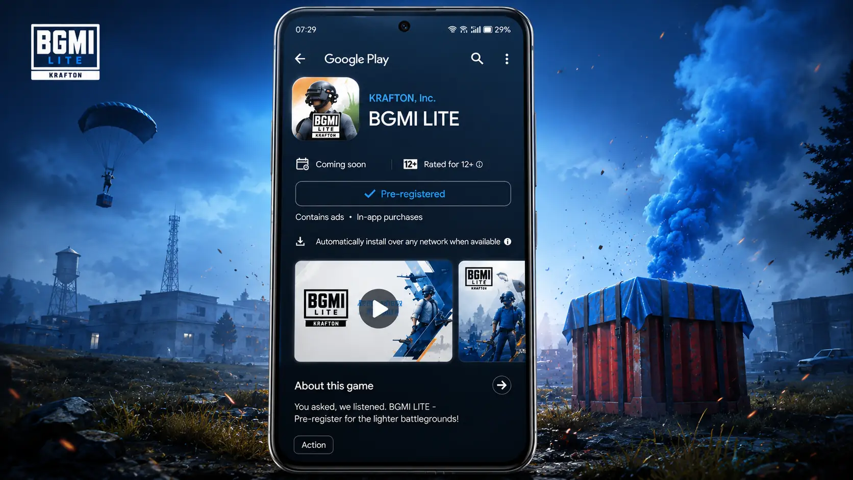 BGMI Lite pre-registration starts August 25 — complete checklist and FAQ