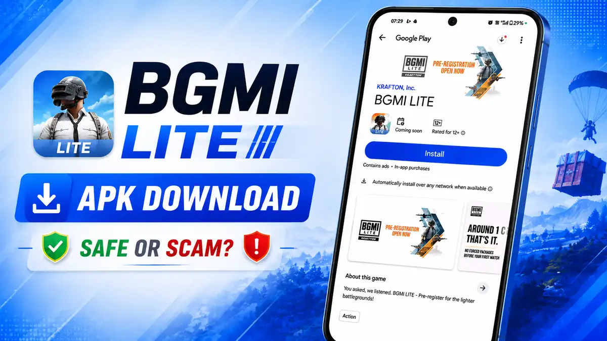 BGMI Lite APK download safety warning — how to spot fake links and scams