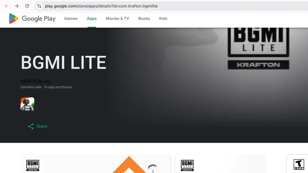 BGMI Lite APK Download On Google Play