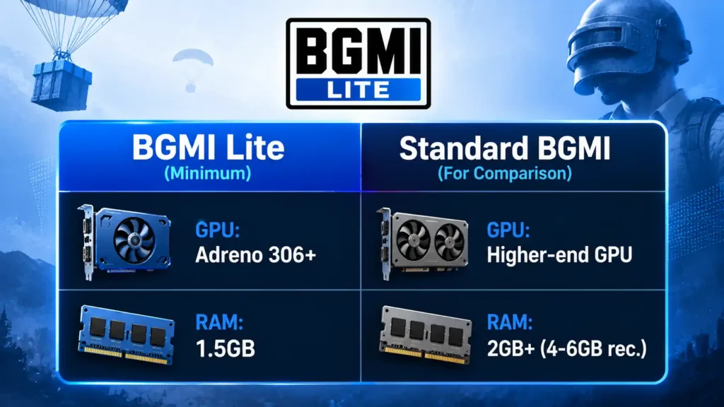 BGMI Lite Minimum Requirements: Official GPU & RAM Confirmed