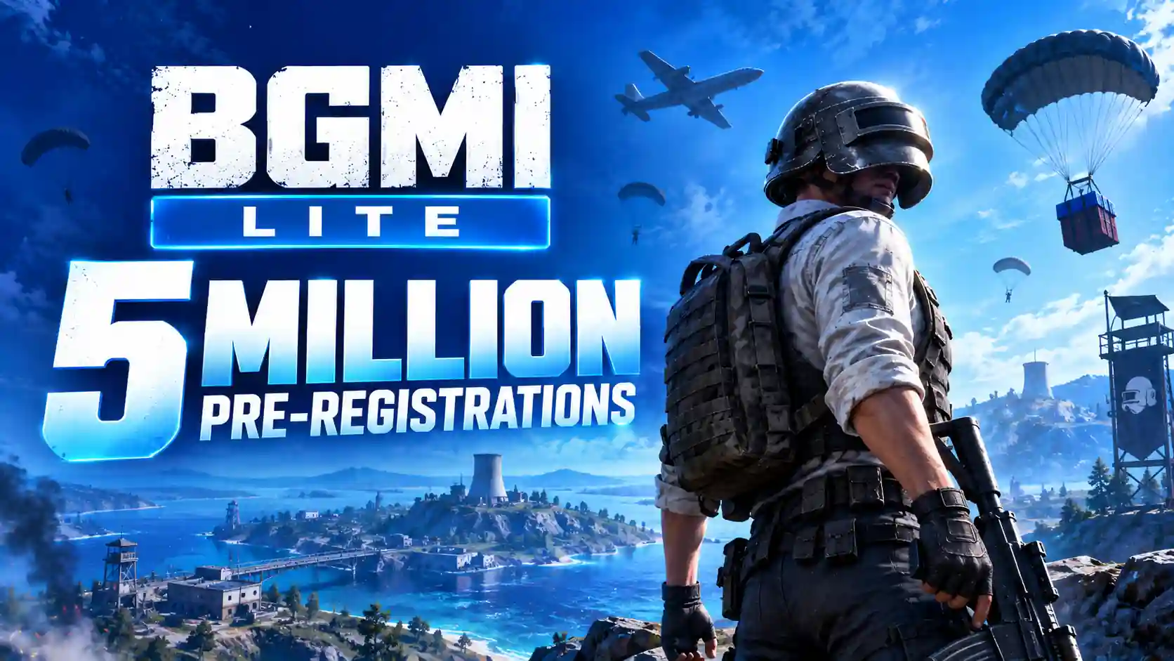 BGMI Lite crosses 5 million pre-registrations — official KRAFTON milestone announcement